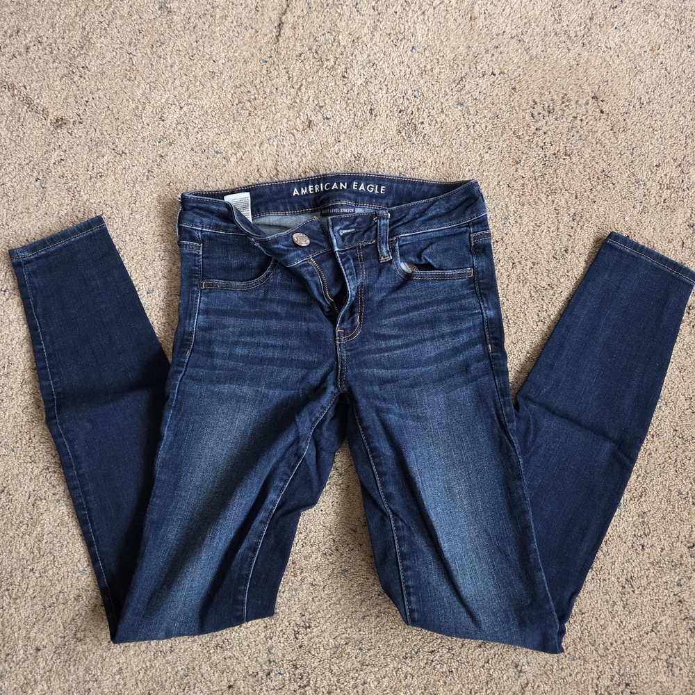 American Eagle Outfitters Women's Blue Jeans